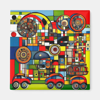 Fahrzeuge auf Rädern 1 Magnet