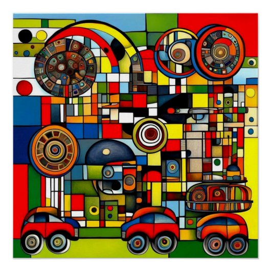 Fahrzeuge auf Rädern 1 Poster (Vorderseite)