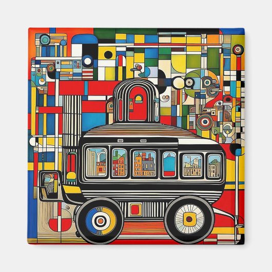 Fahrzeuge auf Rädern 5 Magnet (Vorne)