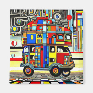 Fahrzeuge auf Rädern 7 Magnet