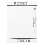 Fahrzeuge mit Druckstufe 60 x 84 QR Tischdecke (Vorderseite)