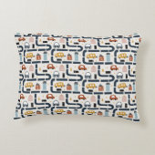 Fahrzeuge Thema 2 Personalisiert Dekokissen (Rückseite)