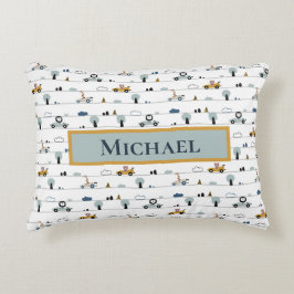 Fahrzeuge Thema 4 Personalisiert Dekokissen