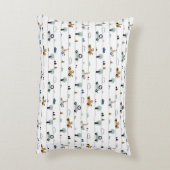 Fahrzeuge Thema 4 Personalisiert Dekokissen (Rückseite(Vertikal))