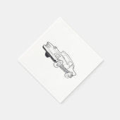 Fahrzeugillustration Serviette (Ecke)