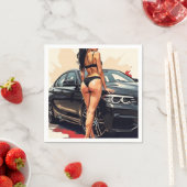 Fahrzeugmodell Serviette (Beispiel)