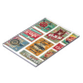 Fahrzeugservice und Tankstelle Vintages Metall Notizblock (Linke Seite)