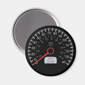 FAHRZEUGSPEEDOMETER MAGNET (Vorderseite/Rückseite)