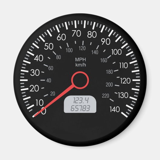 FAHRZEUGSPEEDOMETER MAGNET (Vorne)