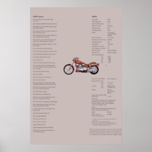 Fahrzeugspezifikation 2001 für FXDWG2 Poster