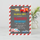 FAHRZEUGTRANSPORTATION BIS HEUTE EINLADUNG (Stehend Vorderseite)