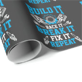 Fahrzeugtuning Mechanical Race Break Engineering Geschenkpapier (Rolleneckpunkt)