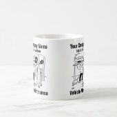 Fahrzeugwartung Funny Garage Kaffeetasse (Mittel)