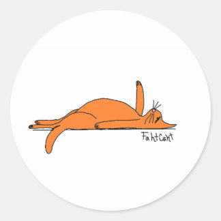 FahtCaht Original-Aufkleber Runder Aufkleber