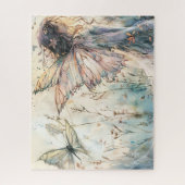 Faia in der blorpastellfarbenen Wiese mit Schmette Puzzle (Vertikal)