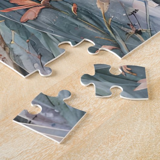 Faia in der blorpastellfarbenen Wiese mit Schmette Puzzle (Seite)