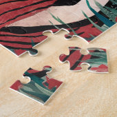 Faia in einer Blume Wiese Aquarell Puzzle (Seite)