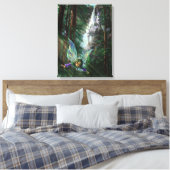 Faia und Burgen Fantasy Kunst, Dichtung und Musik Leinwanddruck (Insitu (Schlafzimmer))