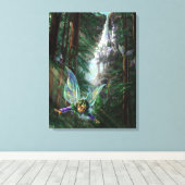 Faia und Burgen Fantasy Kunst, Dichtung und Musik Leinwanddruck (Insitu (Holzboden))