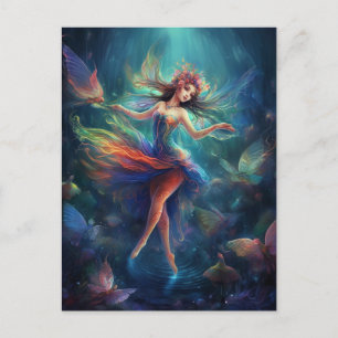 Faible Dancing over Water Fantasy Art Postkarte