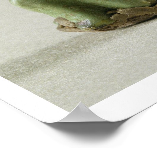 Faience Eichhörnchen, Harappa, 2300-1750 v. Chr. Poster (Ecke)