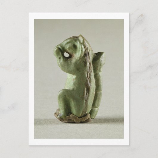 Faience Eichhörnchen, Harappa, 2300-1750 v. Chr. Postkarte (Vorderseite)