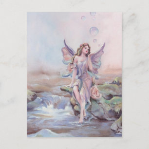 FAIERIE BUBBLES von SHARON SHARPE Postkarte