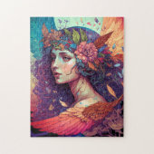 Faiful Fairy Angel Wings Fantasy Art Puzzle (Vertikal)