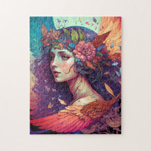Faiful Fairy Angel Wings Fantasy Art Puzzle