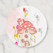 Faigarden Aquarell Kindergeburtstag Vielen Dank Geschenkanhänger (Rückseite)