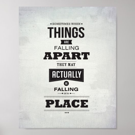 Failling Apart - 8"x10" Art Print Poster (Vorne)
