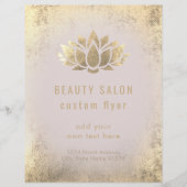 FAILS goldfolie Lotus Logodesign Flyer (Vorne)