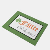 Fáilte Welcome Fußmatte (Schrägansicht)