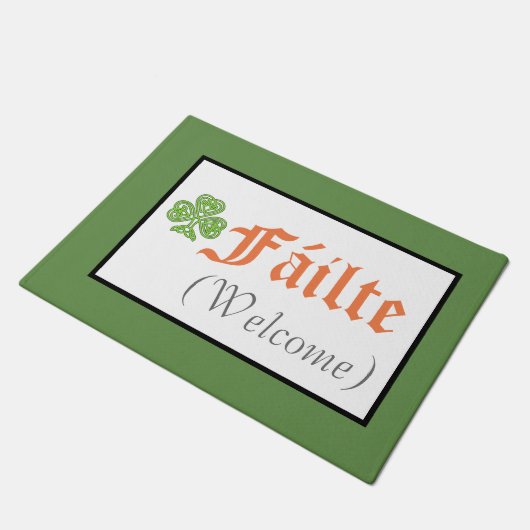 Fáilte Welcome Fußmatte (Schrägansicht)