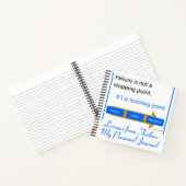 "Failure is is not a stop point" - Journal Book Notizblock (Innenseite)