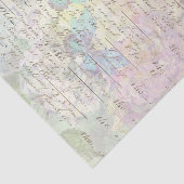 Faint Script mit Butterflys Decoupage Seidenpapier (Ausschnitt)