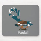 Faintail Piwakawaka Mousepad (Vorne)