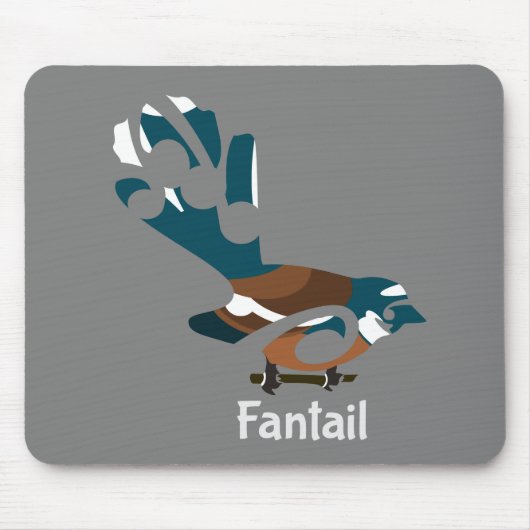 Faintail Piwakawaka Mousepad (Vorne)