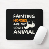 Fainting Horses Are My Srit Animal Funny Farm Hors Mousepad (Mit Mouse)