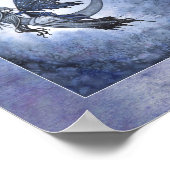 Faion Crescent Moon Fantasy Art von Molly H Poster (Ecke)