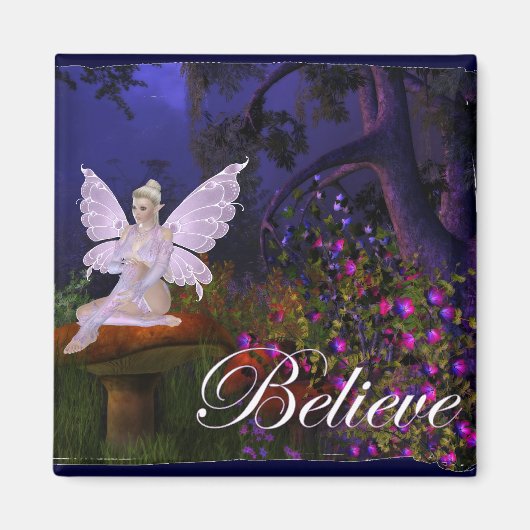 Faion on a Mushroom Design 3 - Glauben Sie Magnet (Vorne)