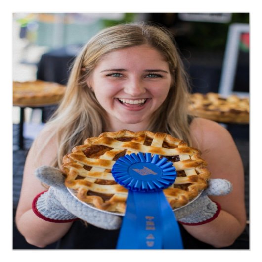 Fair Baking Contest Photo Customize Poster (Vorderseite)