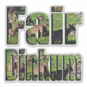 Fair Dinkum Aussie Slang Logo, Aufkleber (Vorderseite)