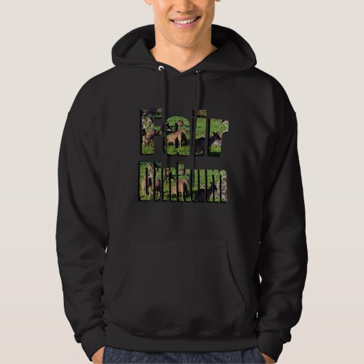 Fair Dinkum Aussie Slang Logo, Hoodie (Vorderseite)
