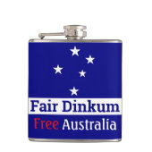 Fair Dinkum Free Australia Flask Flachmann (Vorderseite)