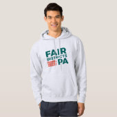 Fair Districts PA Aschgrauer Kapuzenpullover Hoodie (Vorne ganz)