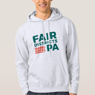 Fair Districts PA Classic Grau Kapuzenpullover Hoodie