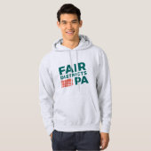 Fair Districts PA Classic Grey Hoodie (Vorne ganz)