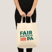 Fair Districts PA Lebensmittelgeschäft Tasche (Vorderseite (Produkt))
