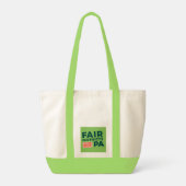 Fair Districts PA Tote Bag Tragetasche (Rückseite)